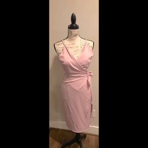 Deep Blush chic me wrap dress